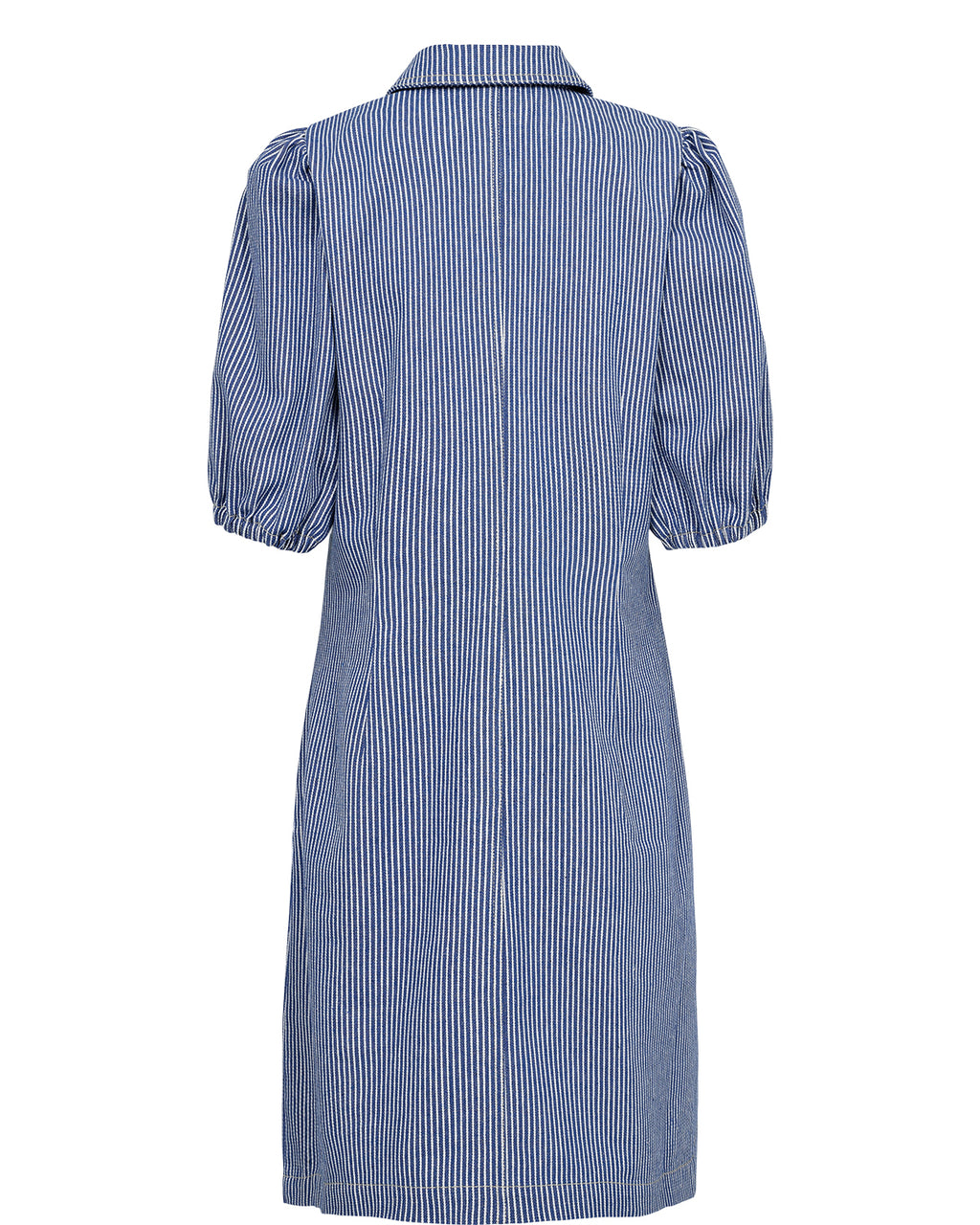 Nümph Kjole Nupernille Blå Stribet