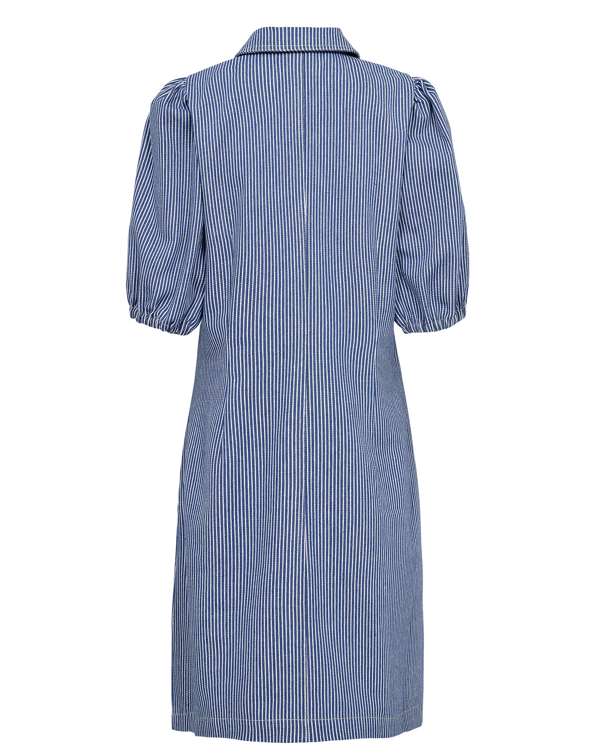 Nümph Kjole Nupernille Blå Stribet