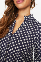 Nümph Skjorte Nualbi Borderi Sort