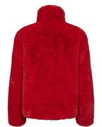 Nümph Jakke Nuwinda Fake Fur Rød