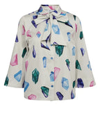 Nümph Skjorte Nucrystal Bow Tie