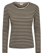 Nümph Bluse Nutrixie Stribet Guld/Sort