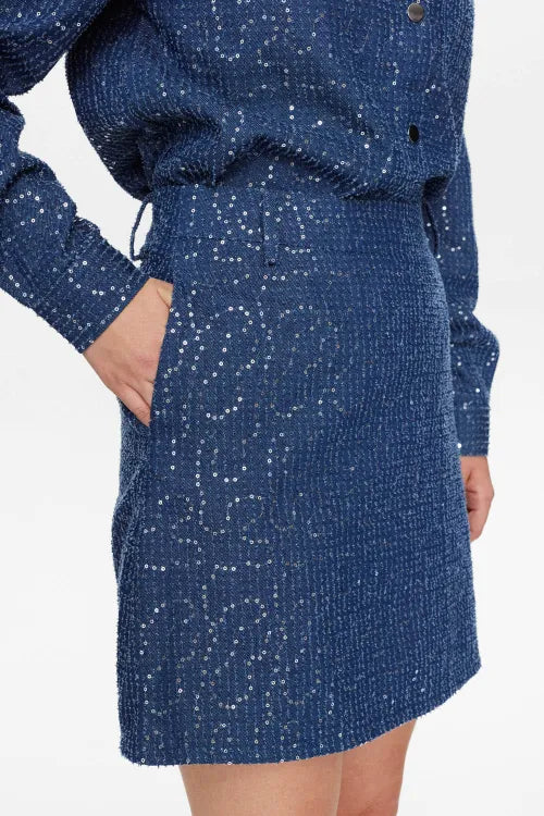 Nümph Nederdel Nujourney Blå