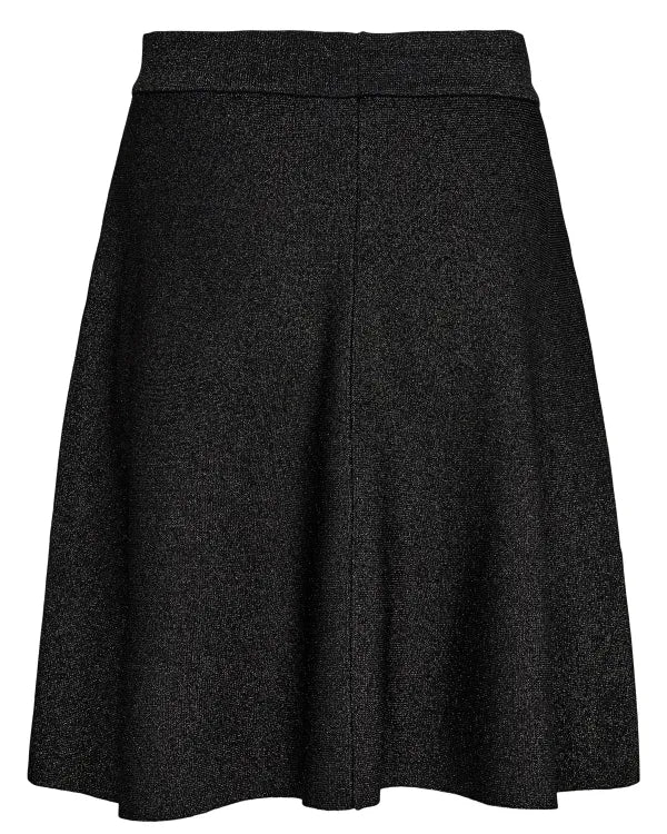 Nümph Strik Nederdel Nulilly Pilly Lurex Sort