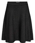 Nümph Strik Nederdel Nulilly Pilly Lurex Sort