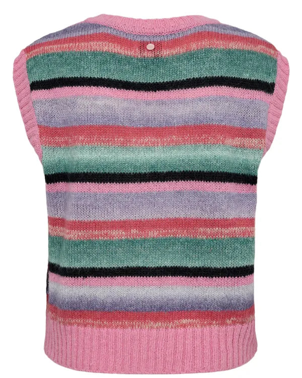 Nümph Strik Vest Nuelin Stribet