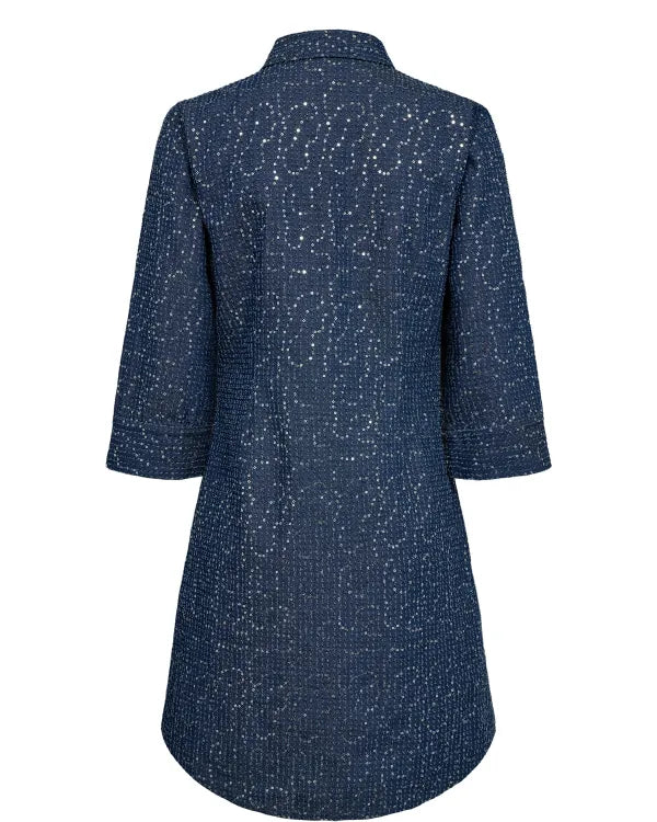 Nümph Kjole Nujourney Blå