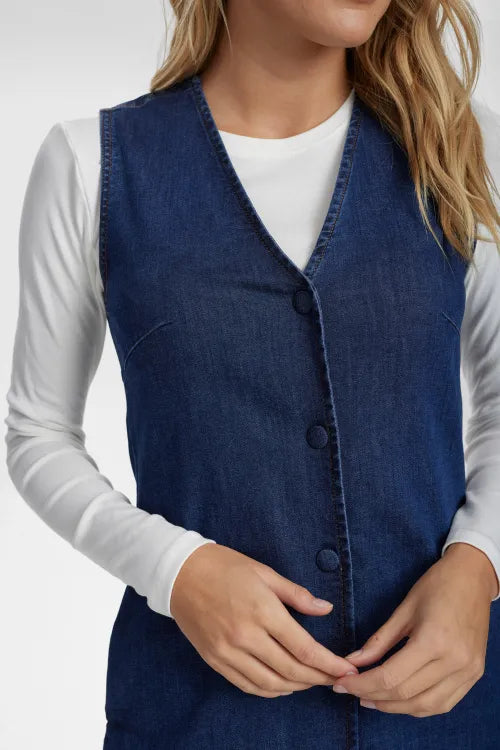 Nümph Kjole Nuamber Dark Blue Denim