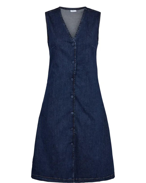 Nümph Kjole Nuamber Dark Blue Denim