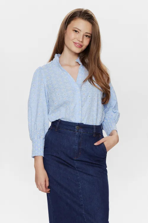 Nümph Nederdel Nuamber Dark Blue Denim