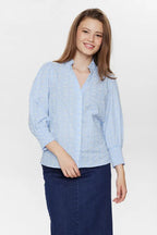 Nümph Skjorte Nusiva Blå