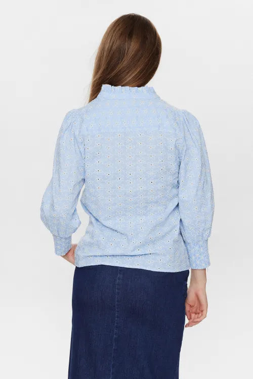 Nümph Skjorte Nusiva Blå