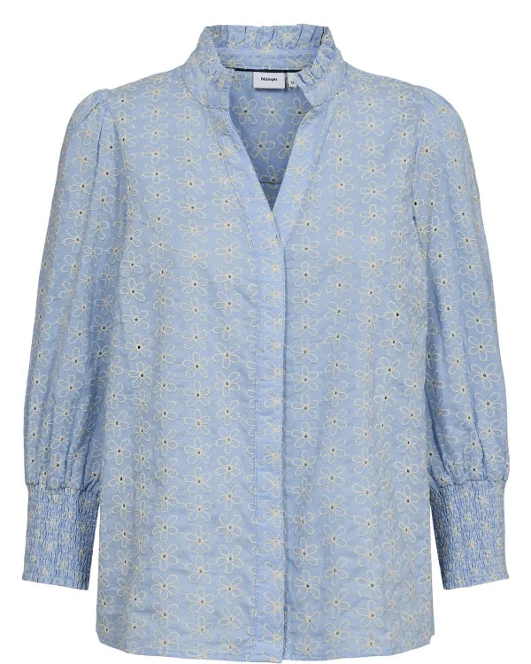 Nümph Skjorte Nusiva Blå