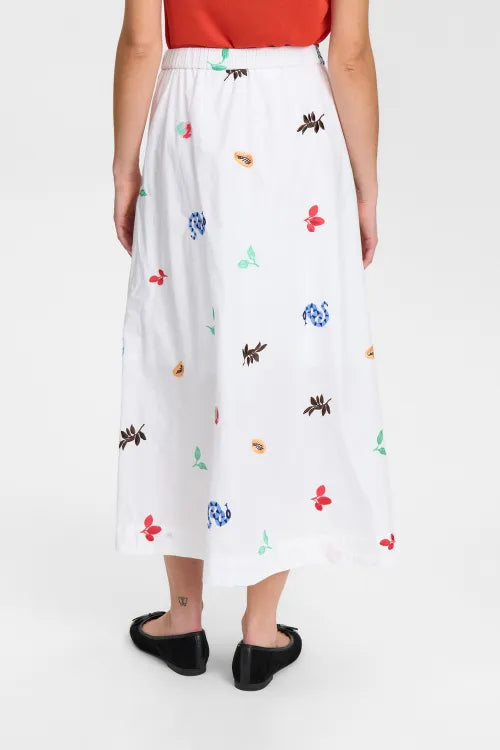 Nümph Nederdel Nuvalentine Hvid