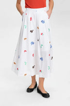 Nümph Nederdel Nuvalentine Hvid