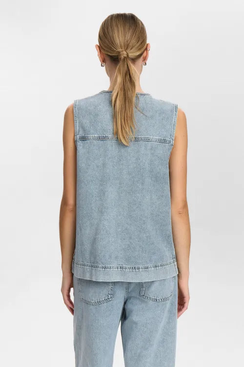 Nümph Denim Vest Nubrooklyn