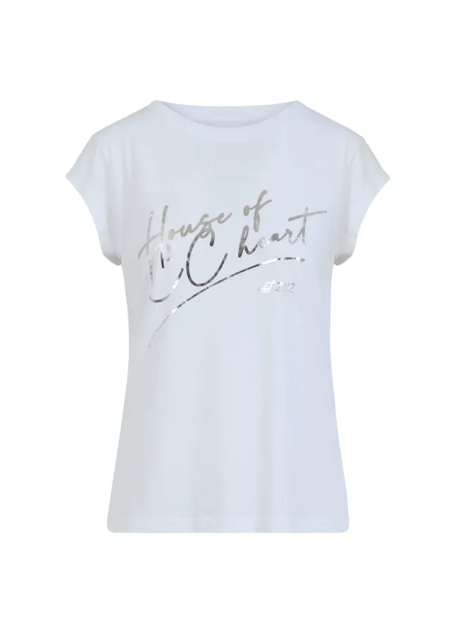 CC Heart T-shirt House Hvid