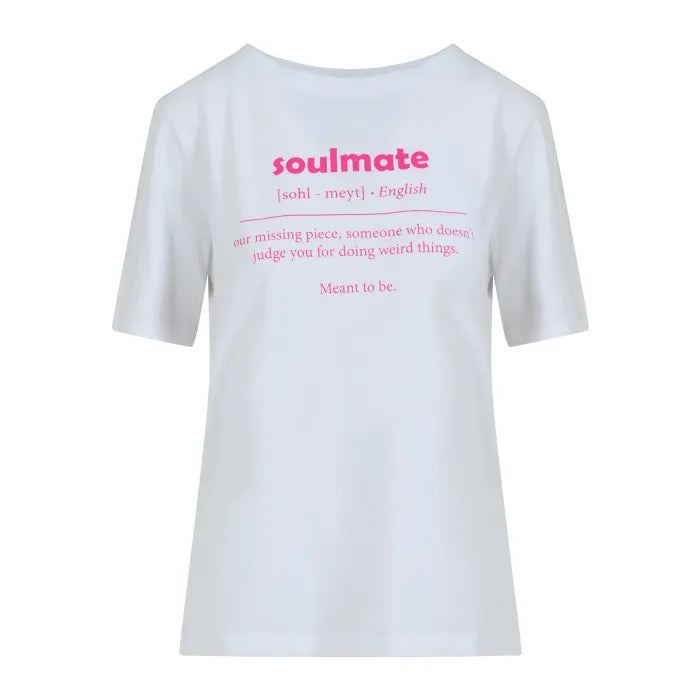CC Heart T-shirt Soulmate Hvid