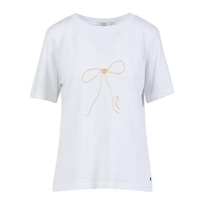 CC Heart Basic T-shirt M. Sløjfe Print