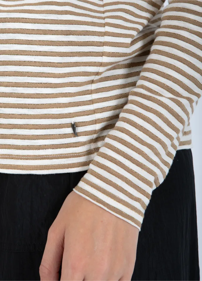 CC Heart Basic Langærmet T-shirt Stribet