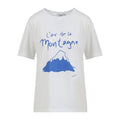 CC Heart T-shirt Hvid m. Blåt Print