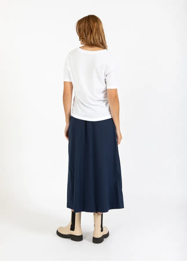 CC Heart T-shirt Hvid m. blå print