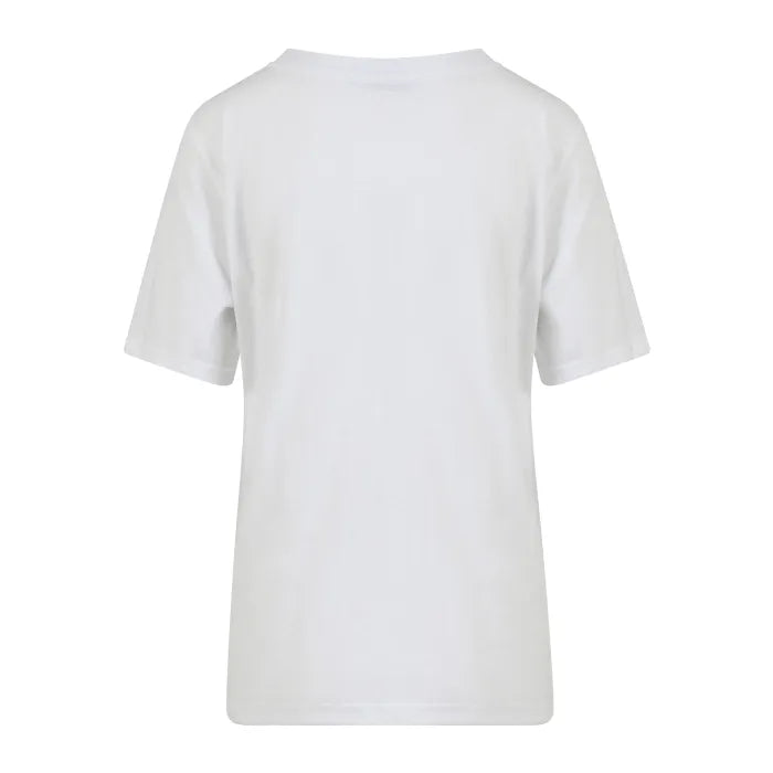 CC Heart T-shirt Hvid m. Rødt Print