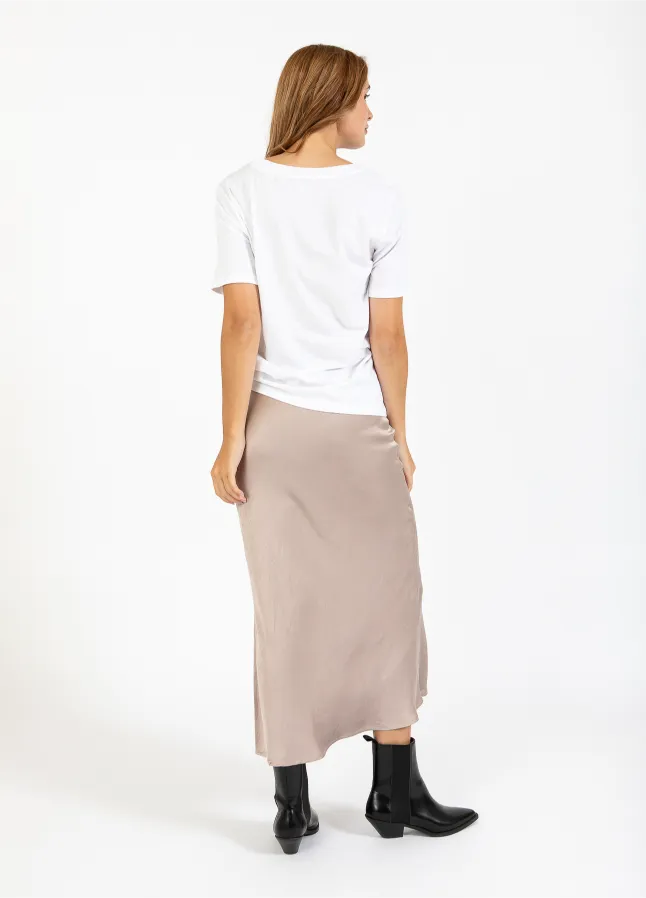 CC Heart T-shirt Hvid m. Rødt Print