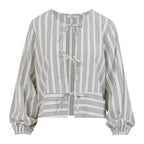 CC Heart Bluse med bindebånd Lina