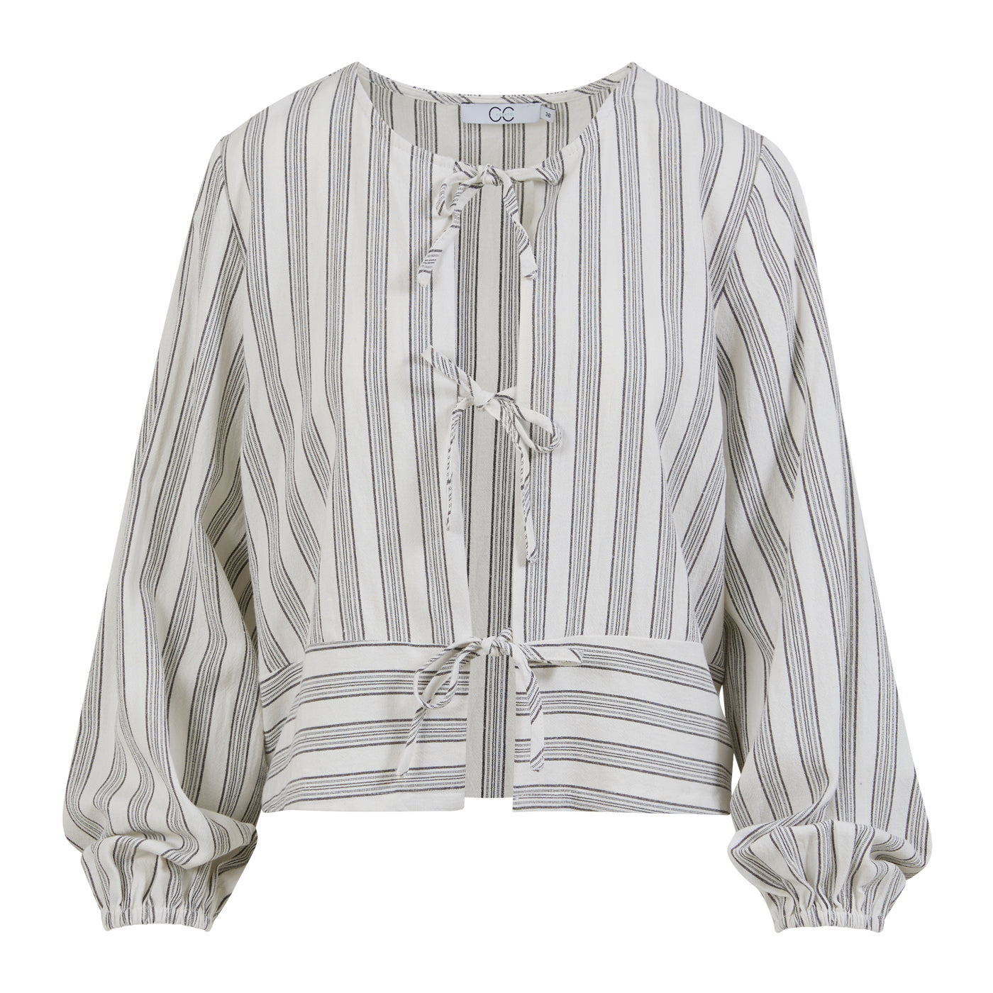 CC Heart Bluse med bindebånd Lina
