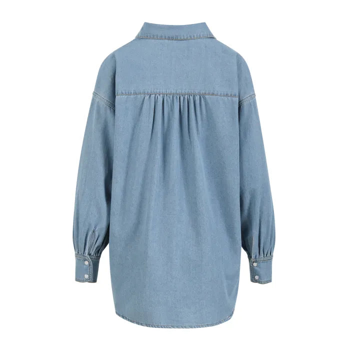 CC Heart Skjorte Blue Denim