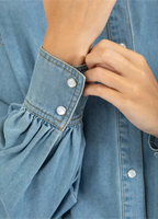 CC Heart Skjorte Blue Denim