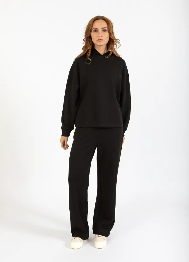 CC Heart Bluse Hoodie Sort