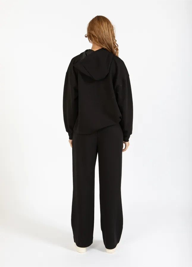 CC Heart Bluse Hoodie Sort