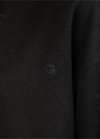 CC Heart Bluse Hoodie Sort