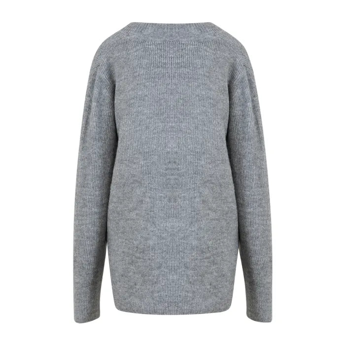 CC Heart Cardigan Strik Grå