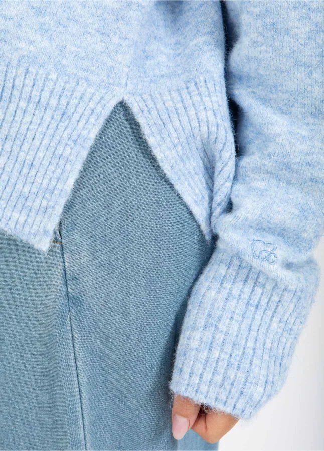 CC Heart Strik V-hals Dream Blue