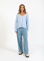 CC Heart Strik V-hals Dream Blue