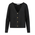 CC Heart Strik Cardigan Sort