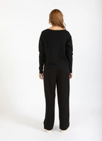 CC Heart Strik Cardigan Sort