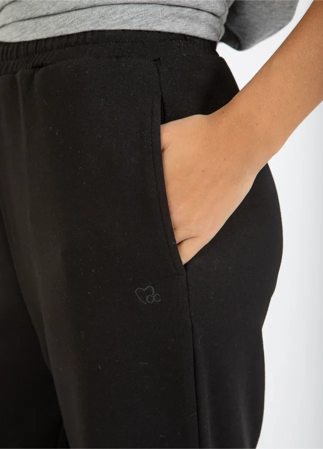 CC Heart Bukser Sweat Sort