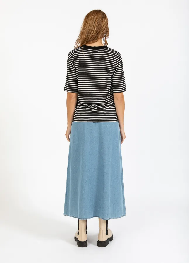 CC Heart Nederdel Blue Denim