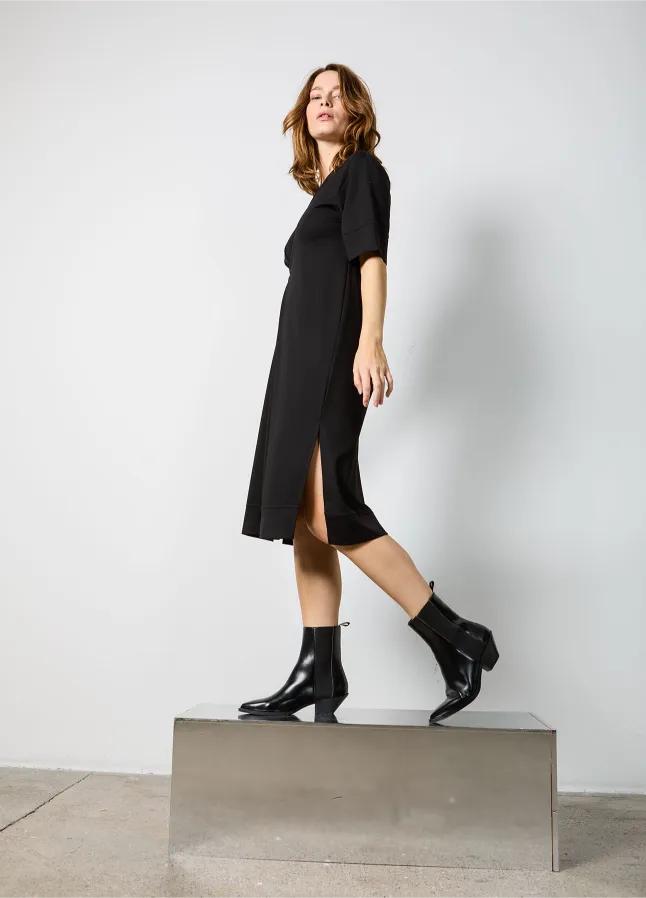 CC Heart Jersey Kjole Nola Sort