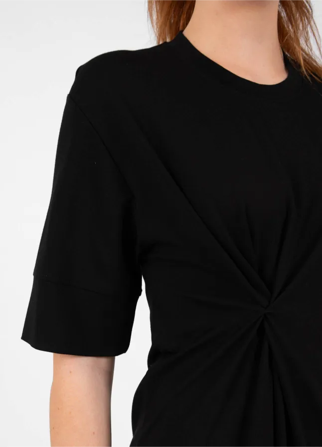 CC Heart Jersey Kjole Nola Sort