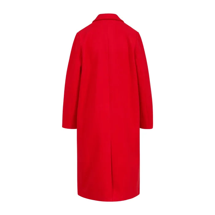 CC Heart Klassisk Lang Frakke Ariana Rød