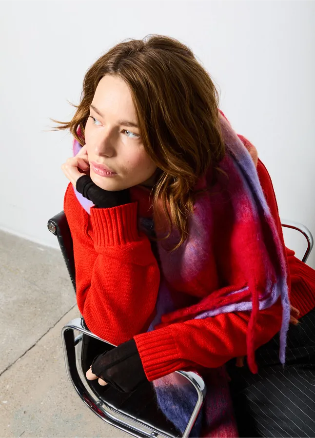 CC Heart Halstørklæde Stribet