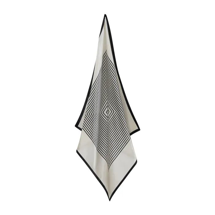 CC Heart Tørklæde Silke Graphic Print