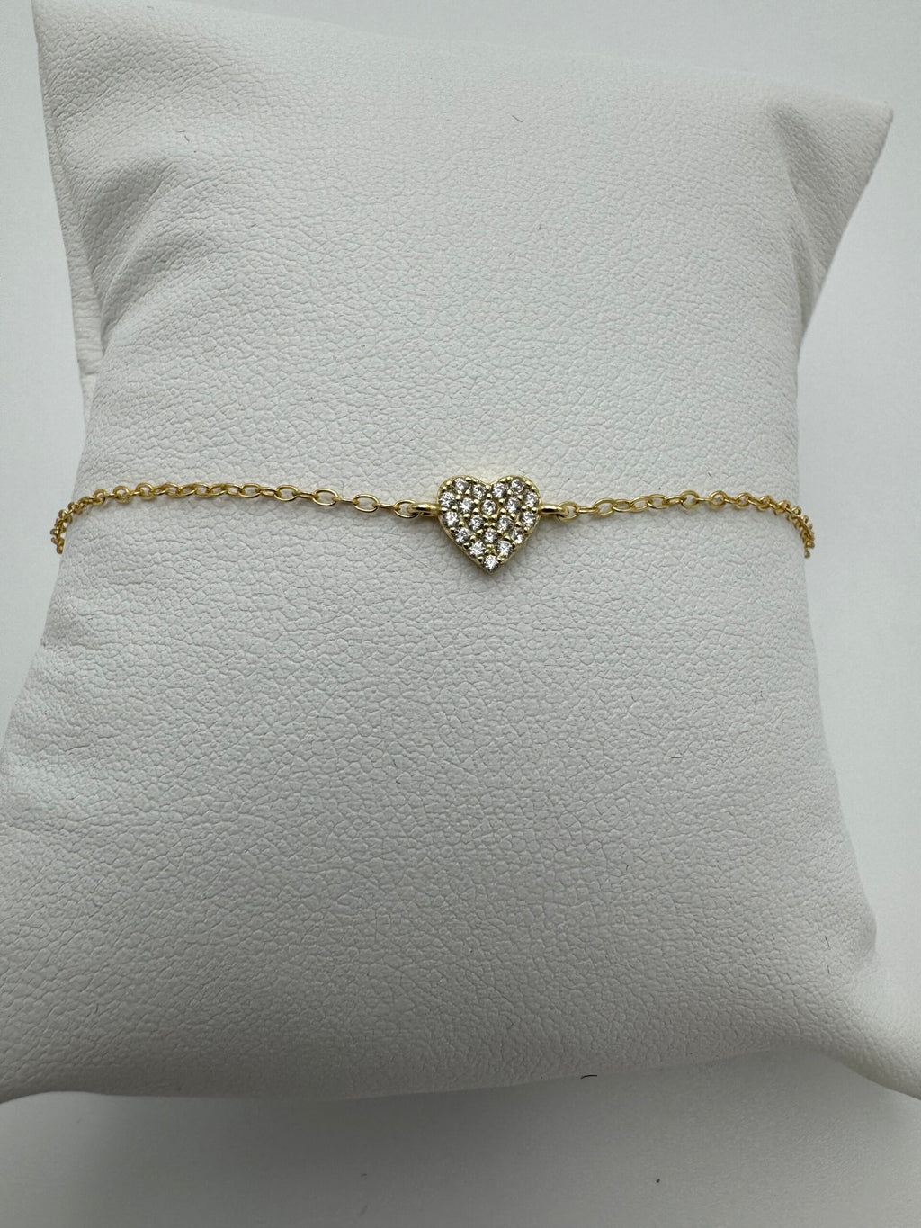 MK Armbånd med glitrende hjerte