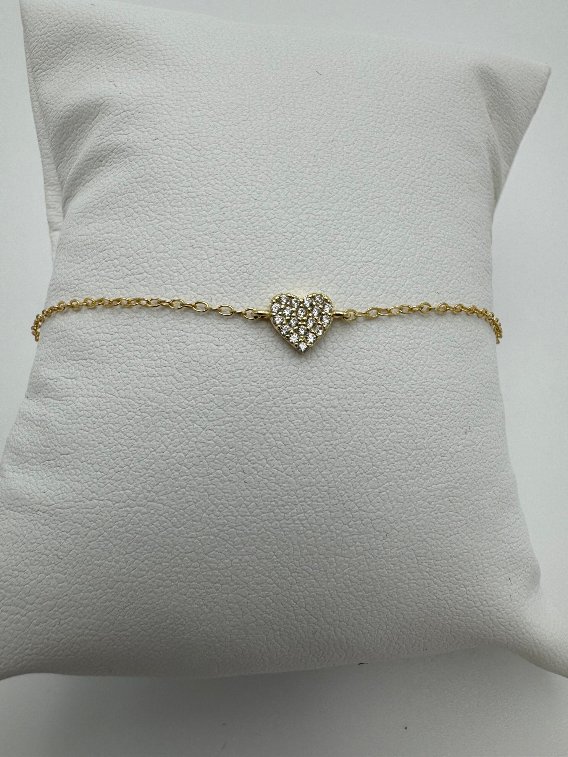 MK Armbånd med glitrende hjerte