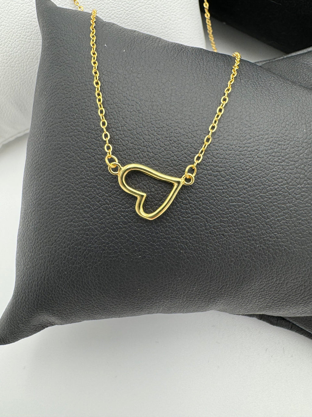 MK Forgyldt halskæde med hjerte